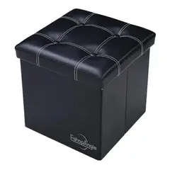 OFERTABKN - Baul Tomy Plegable Ecocuero Asiento 38cm Puff Pouf Caja