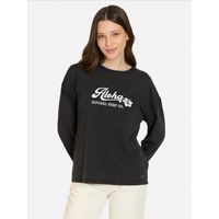 Polera ML Saltedge Negro Mujer - Negro