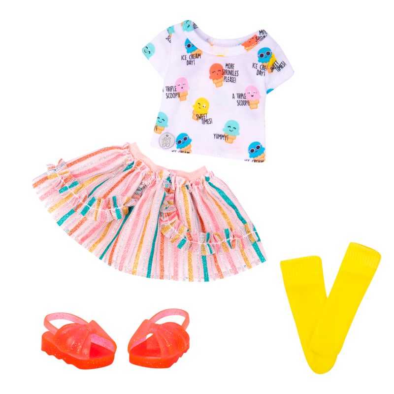 GLITTER GIRLS - Tenida cono de helado