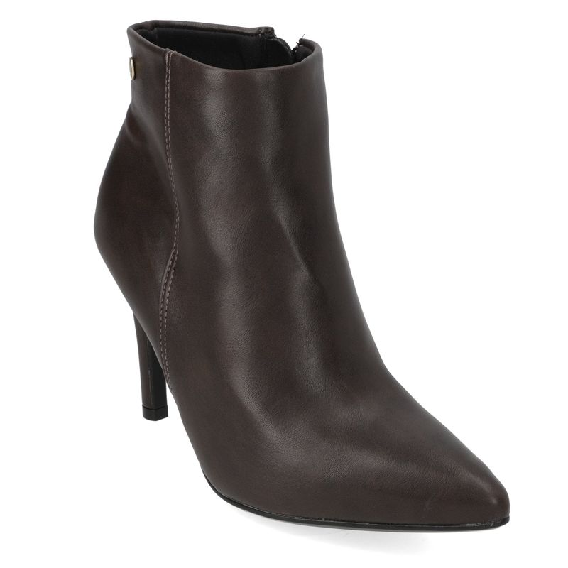 VIZZANO - Botin Taco Aguja 10 cm Chocolate Vizzano