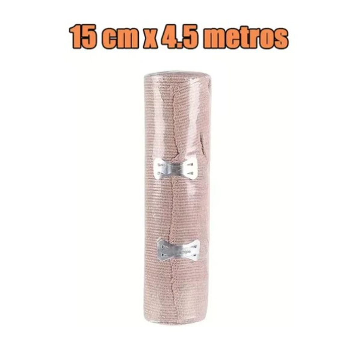 OFERTABKN - Pack3 Venda Elástica Compresión 15cmx45m Vendaje Con Gancho