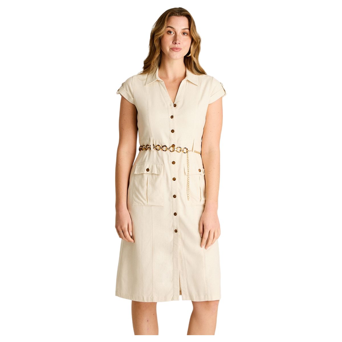 LORENZO DI PONTTI - Vestido Lino Mujer