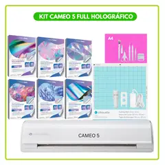 SILHOUETTE - KIT CAMEO 5 ALPHA FULL + PAPELES HOLOGRÁFICO GP06
