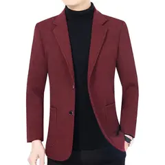 GIOIO - Saco Hombre Urbano Elegante Mezcla Lana Diario Oficina​