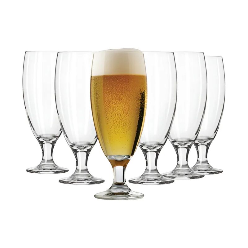 CRISTAR - Set 6 Copas Cerveceras Toscana 386ml Cristar