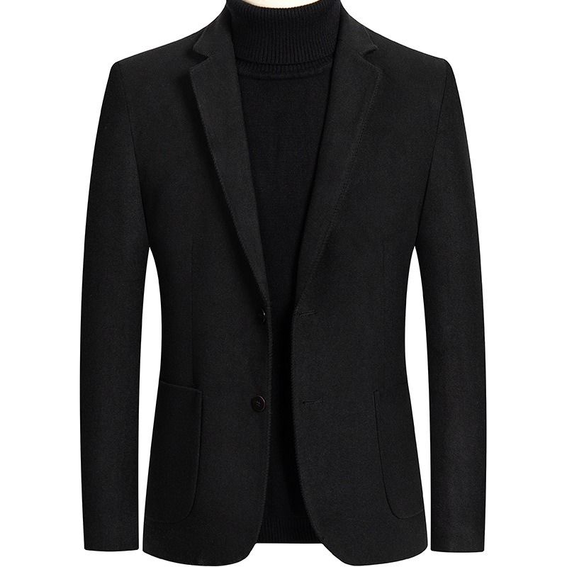 GIOIO - Saco Hombre Urbano Mezcla Lana Elegante Diario Oficina​