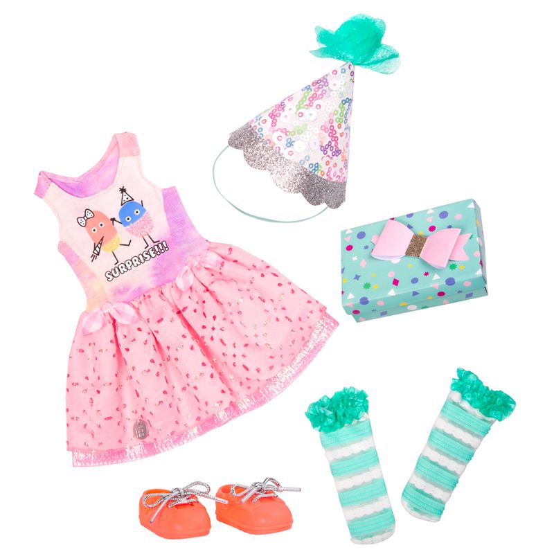 GLITTER GIRLS - Set de Ropa Fiesta de Cumpleaños - Glitter Girls