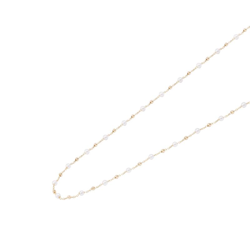 JB JOYAS BARON - Collar de Oro de 18Kt con Perlas Cultivadas 45cm