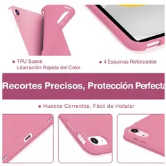 GENERICO - Funda Smart Cover Para iPad 11th Generación A16 2025 Rosa