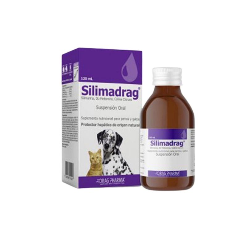 DRAG PHARMA - Silimadrag 120 ml Drag Pharma - Protección Hepática Mascotas