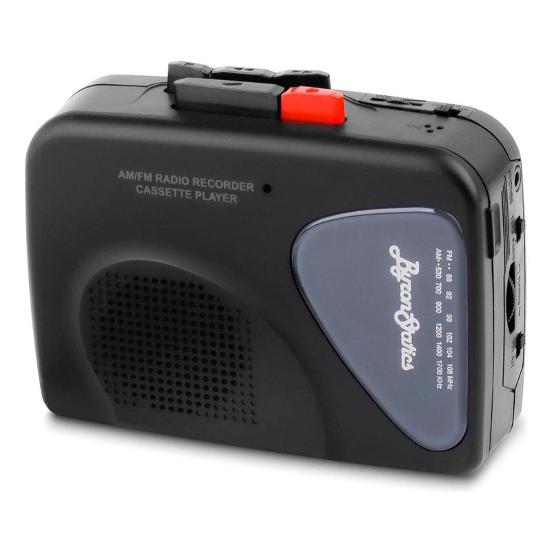 GENERICO - Reproductor de Casete Portátil con Radio FM y Grabadora