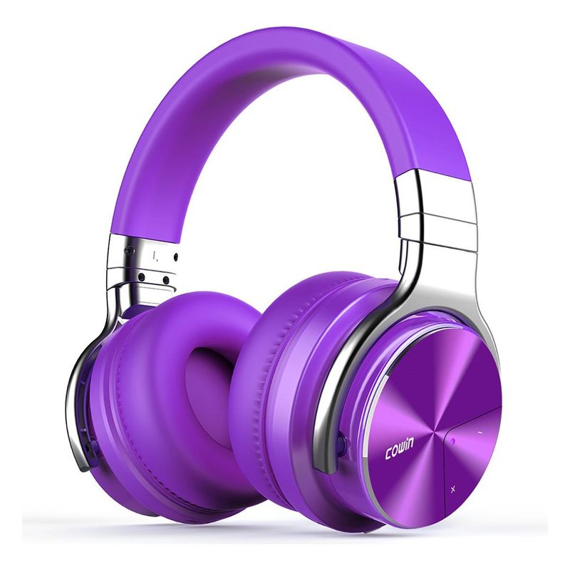 GENERICO - Auriculares Inalámbricos Violeta con Graves Intensos y ANC