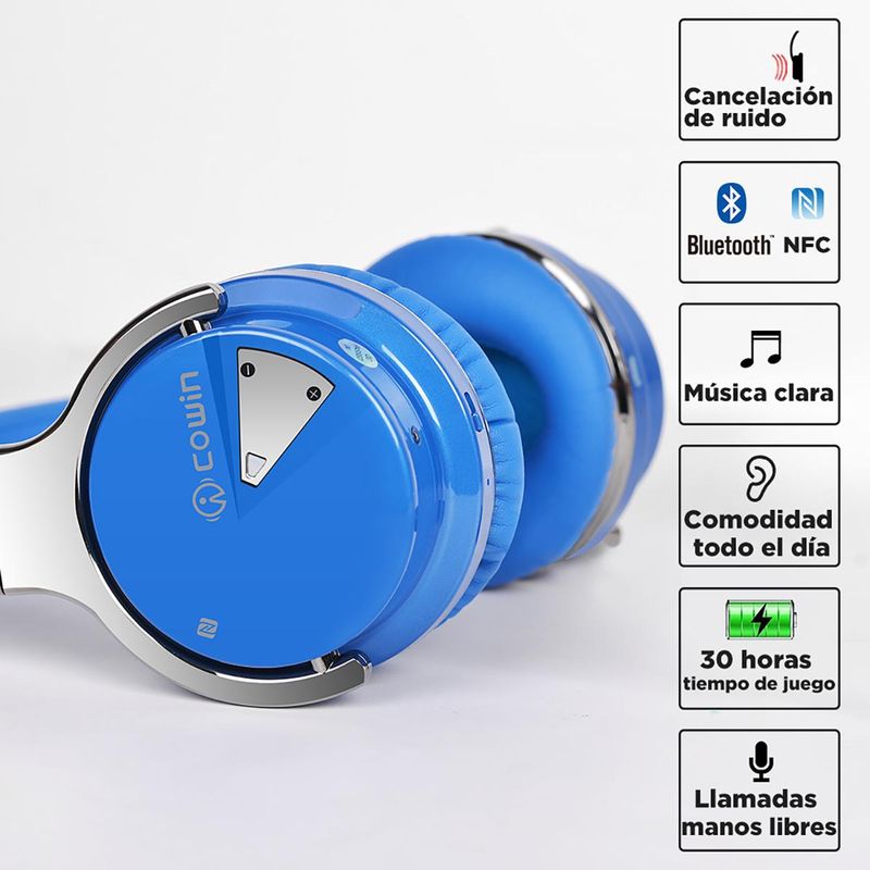 GENERICO - Auriculares Bluetooth Inalámbricos con Cancelación de Ruido