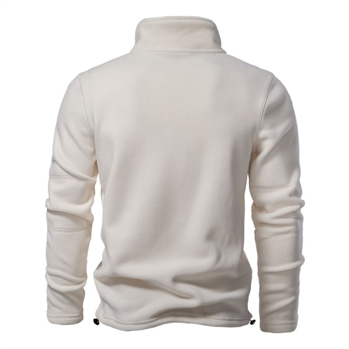 GIOIO - Canguro Polar Hombre Media Cremallera Cuello Alto Liso Urbano