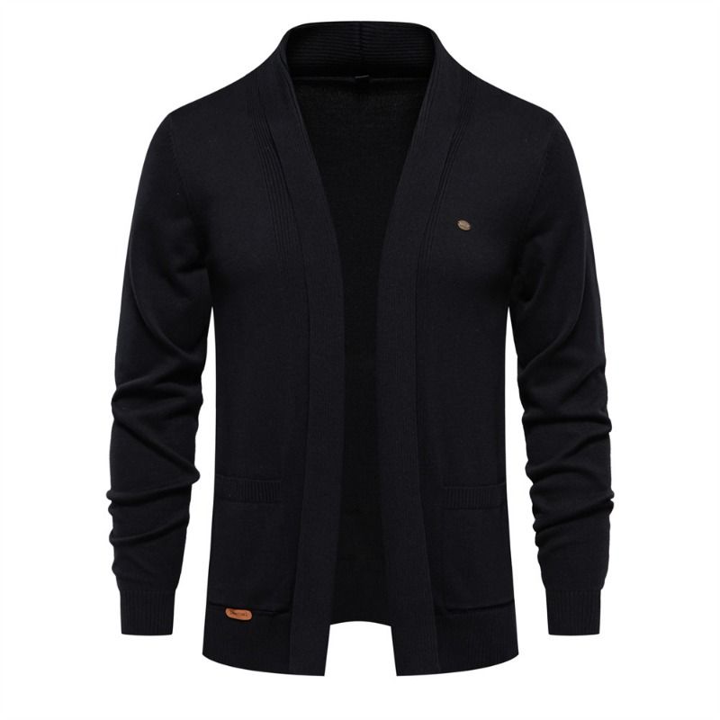 GIOIO - Cárdigan Ejecutivo Hombre Premium Lana Urbano Versátil​