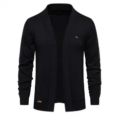 GIOIO - Cárdigan Ejecutivo Hombre Premium Lana Urbano Versátil​