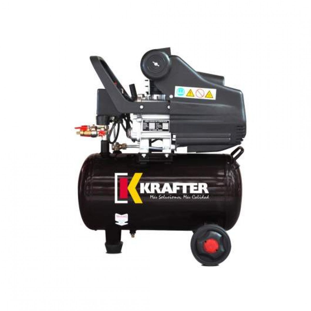 KRAFTER - Compresor de aire 2.0hp 24 litros Krafter
