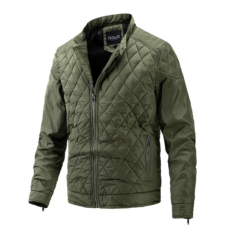 GIOIO - Chaquetón Hombre Ligero Acolchado Cuello Mao Moderno Ajustado​