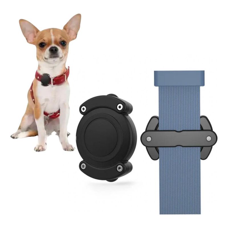 GENERICO - Funda Impermeable para AirTag en Collar de Mascotas
