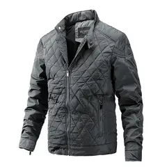 GIOIO - Chaquetón Hombre Ligero Acolchado Cuello Mao Moderno Ajustado​