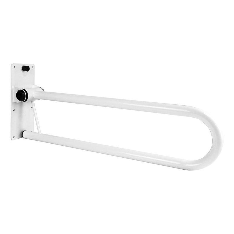 GENERICO - Barra de Seguridad Ergonómica de Acero Inoxidable Blanco