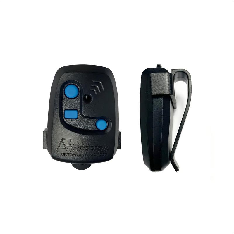 GENERICO - Control Remoto Negro para Portón con 3 Botones y Alcance 50 m