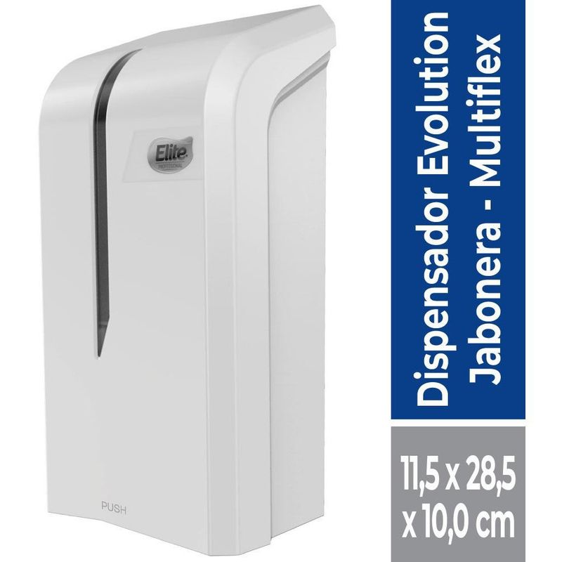 GENERICO - Dispensador de Jabón Blanco Multifuncional para Baño