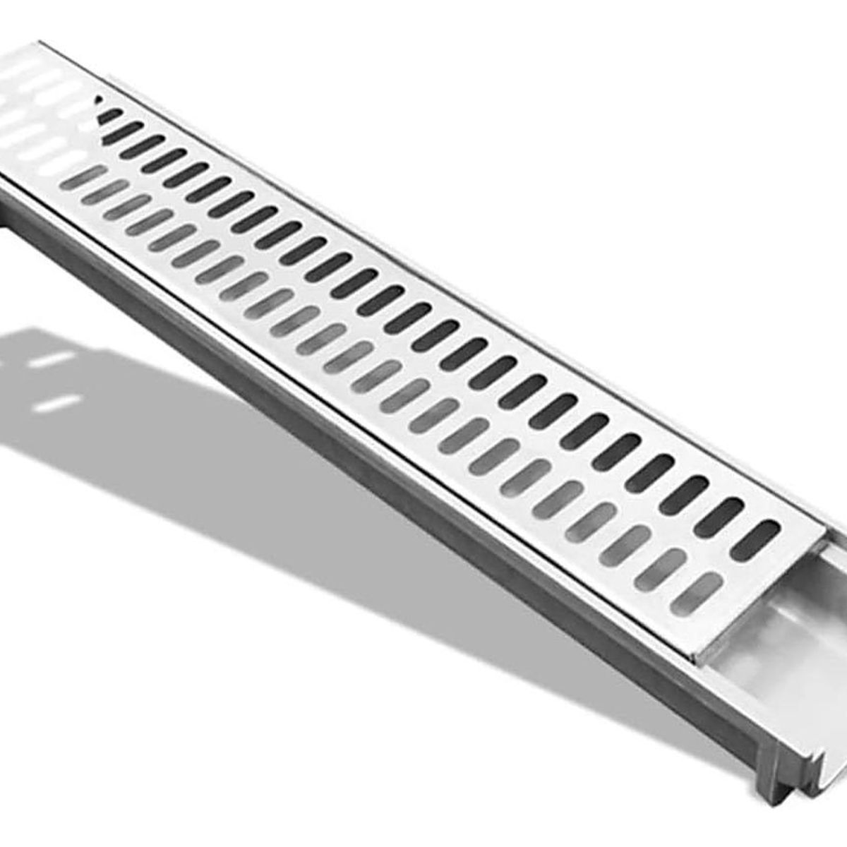 GENERICO - Canaleta de Drenaje de Acero Inoxidable para Agua Lluvia