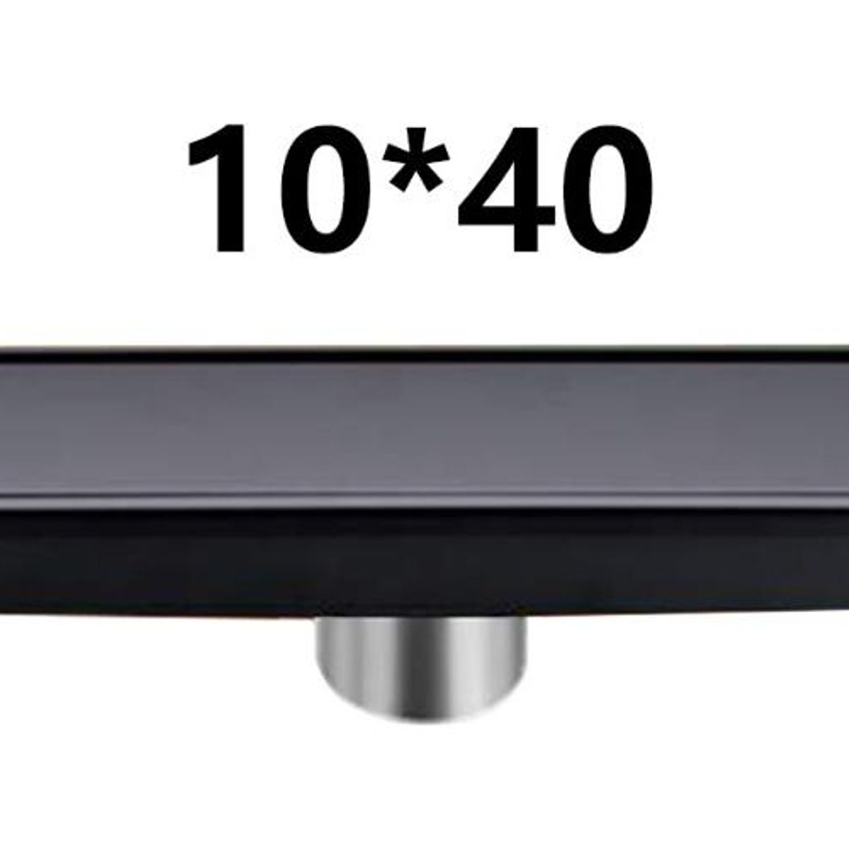 GENERICO - Desagüe Lineal de Acero Inoxidable para Baño 10x40 cm