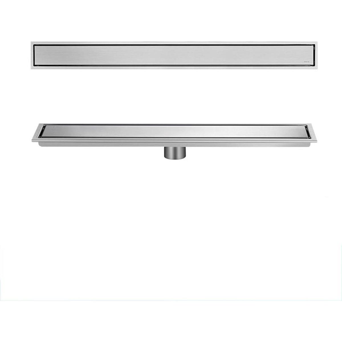 GENERICO - Rejilla Drenaje Antibacteriana Antiolor para Ducha 10x60 cm