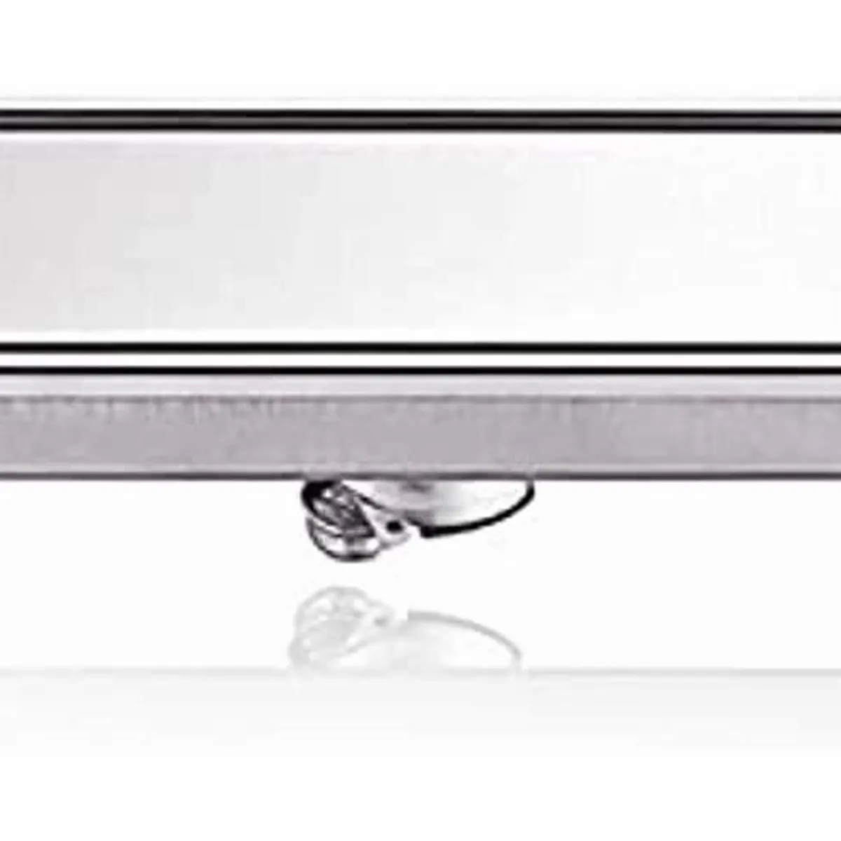 GENERICO - Rejilla Drenaje Antiolor Acero Inoxidable 50x10 cm Ducha