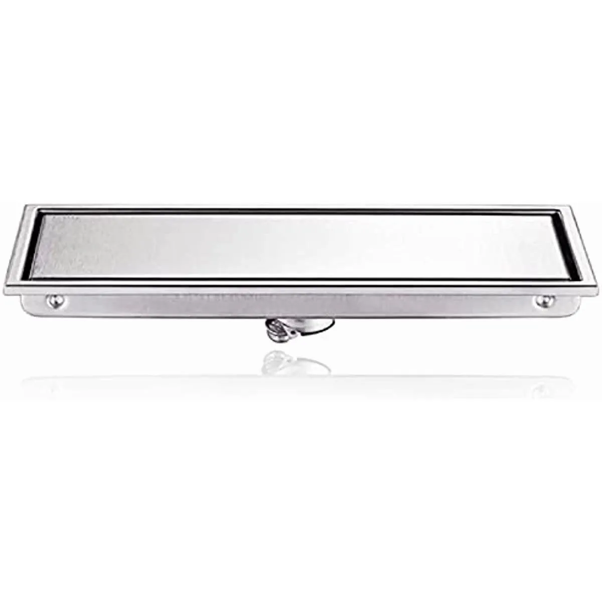 GENERICO - Rejilla Drenaje Antiolor Acero Inoxidable 50x10 cm Ducha