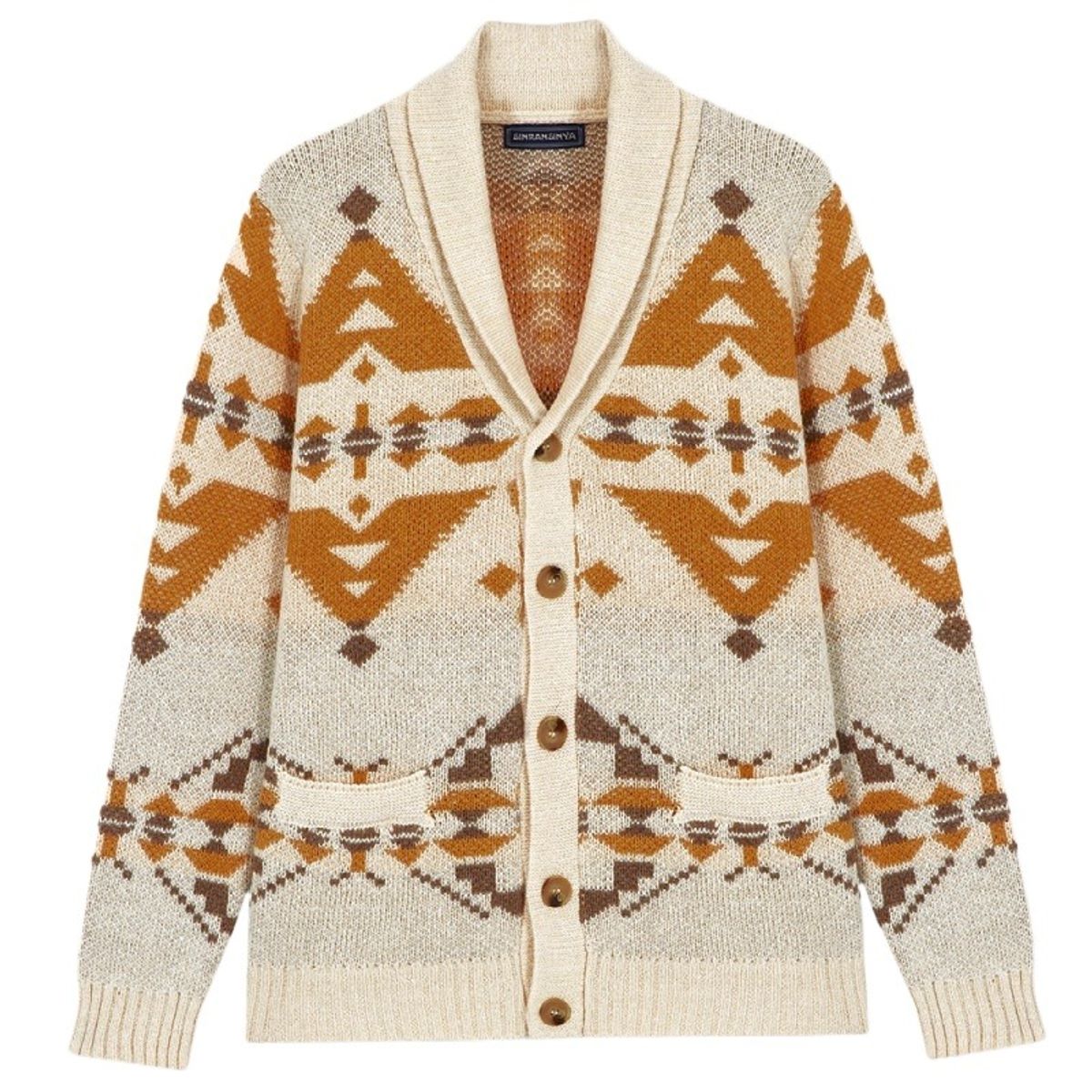 GIOIO - Chaqueta Punto Hombre Diseño Tejido Urbano Abrigada Largo Corte Preciso​