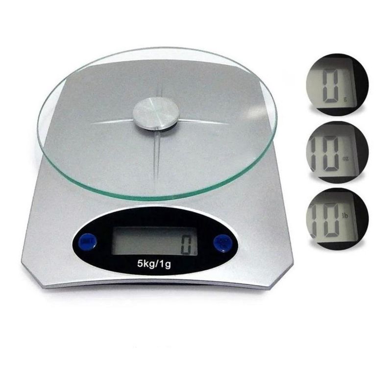 GENERICO - Balanza Digital de Cocina 5kg con Pantalla LCD y Tare