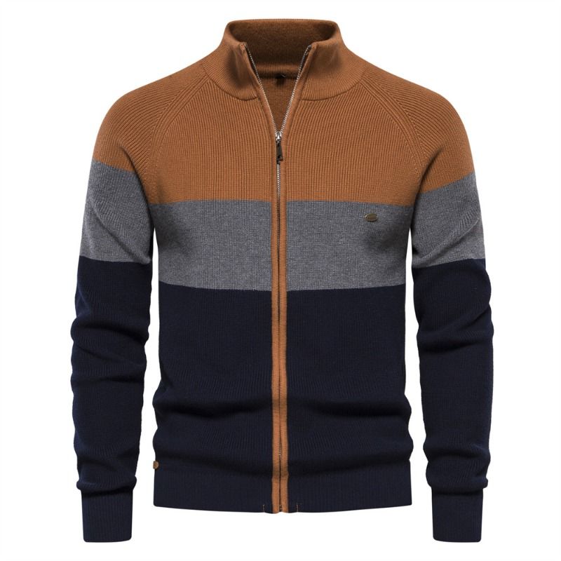 GIOIO - Cárdigan Hombre Premium Urbano Tejido Calidad Liso Moda Casual​