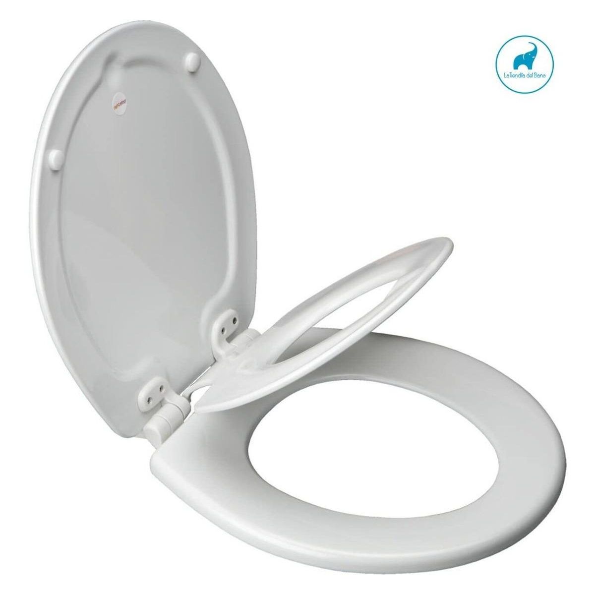 GENERICO - Tapa de Inodoro de Madera con Cierre Suave para Niños