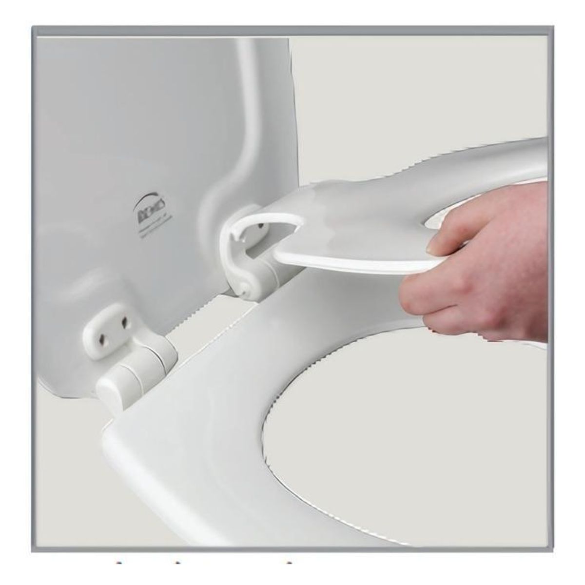 GENERICO - Tapa de Inodoro de Madera con Cierre Suave para Niños