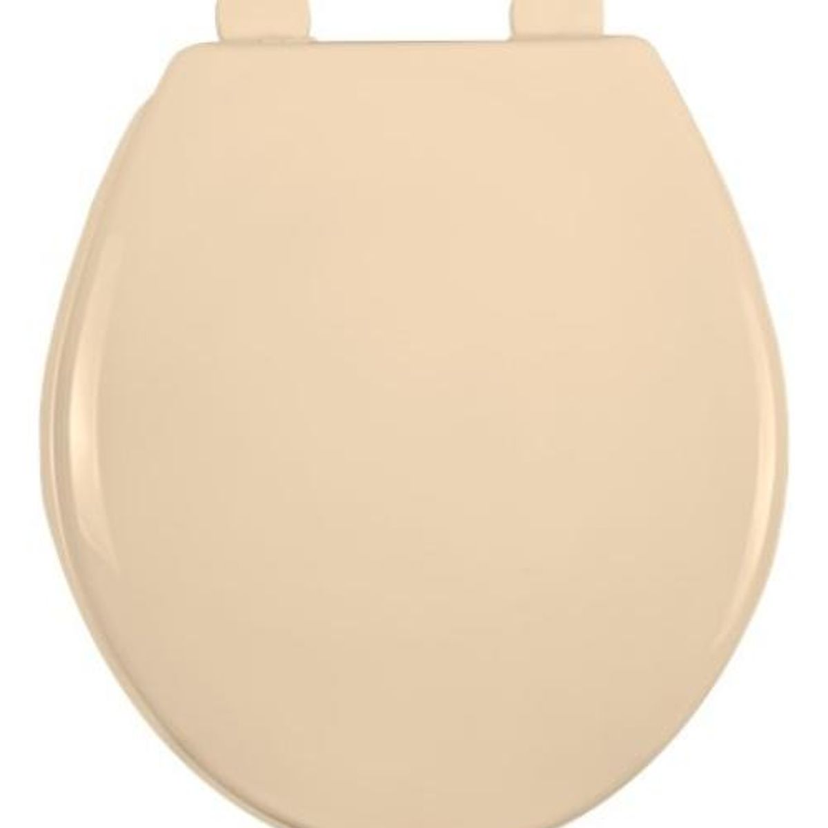 GENERICO - Asiento Antibacterial Redondo de Plástico Color Bone