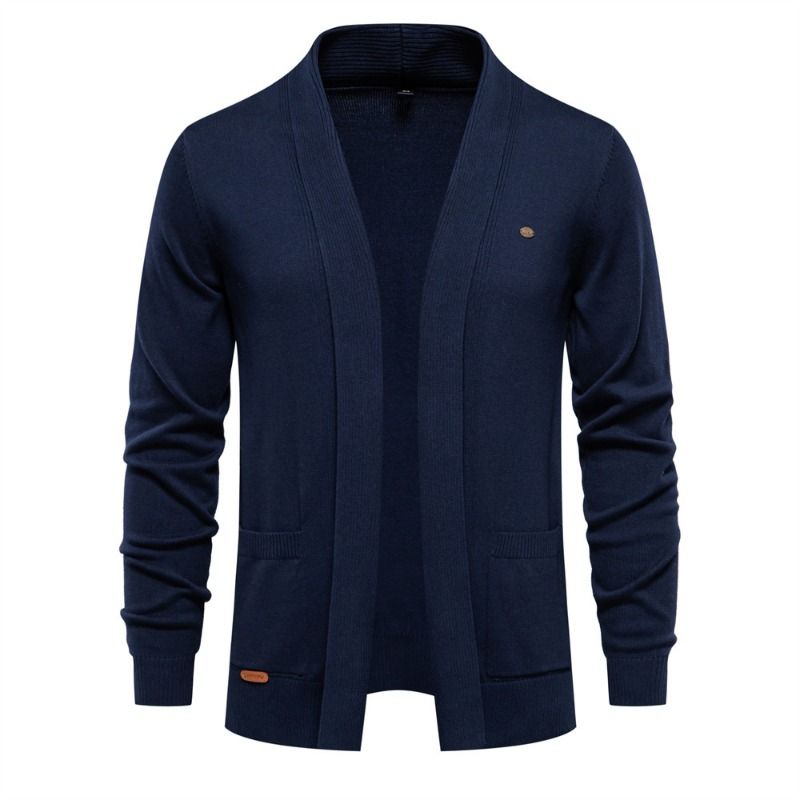GIOIO - Cárdigan Ejecutivo Hombre Premium Lana Urbano Versátil​
