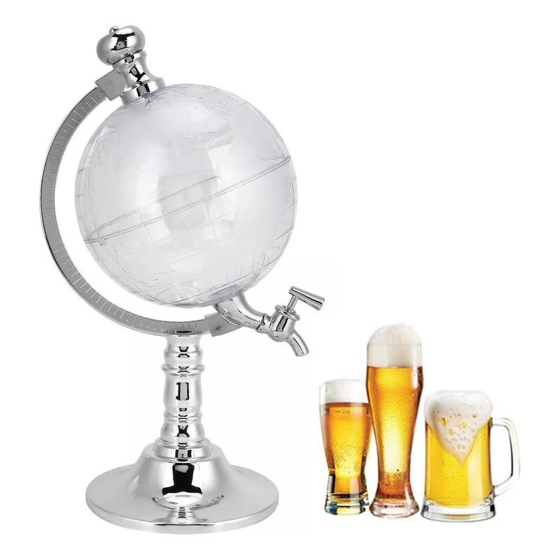 GENERICO - Dispensador Globo Terraqueo para Bebidas y Vino Decorativo