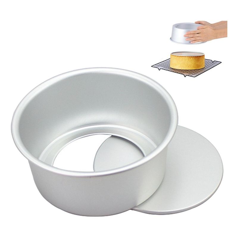 GENERICO - Molde Desmontable de Aluminio 24 cm para Pasteles Perfectos