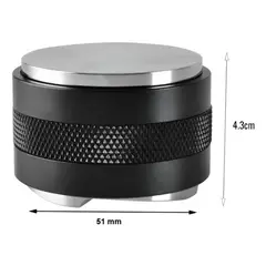 GENERICO - Tamper y Distribuidor Doble Ajustable para Espresso Perfecto