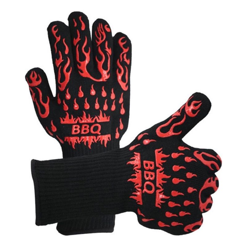 GENERICO - Guantes Parrilleros Antideslizantes para Altas Temperaturas