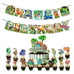 GENERICO - Fiesta Prehistórica Decoración de Dinosaurios para Cumpleaños