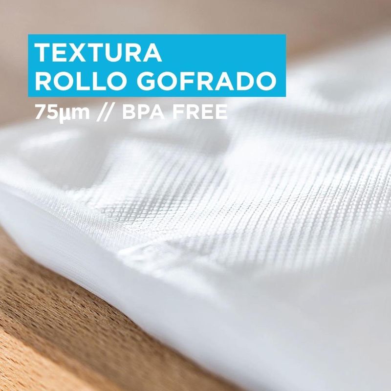GENERICO - Bolsas Gofradas para Sellado al Vacio 25x30 cm - 100 Unidades
