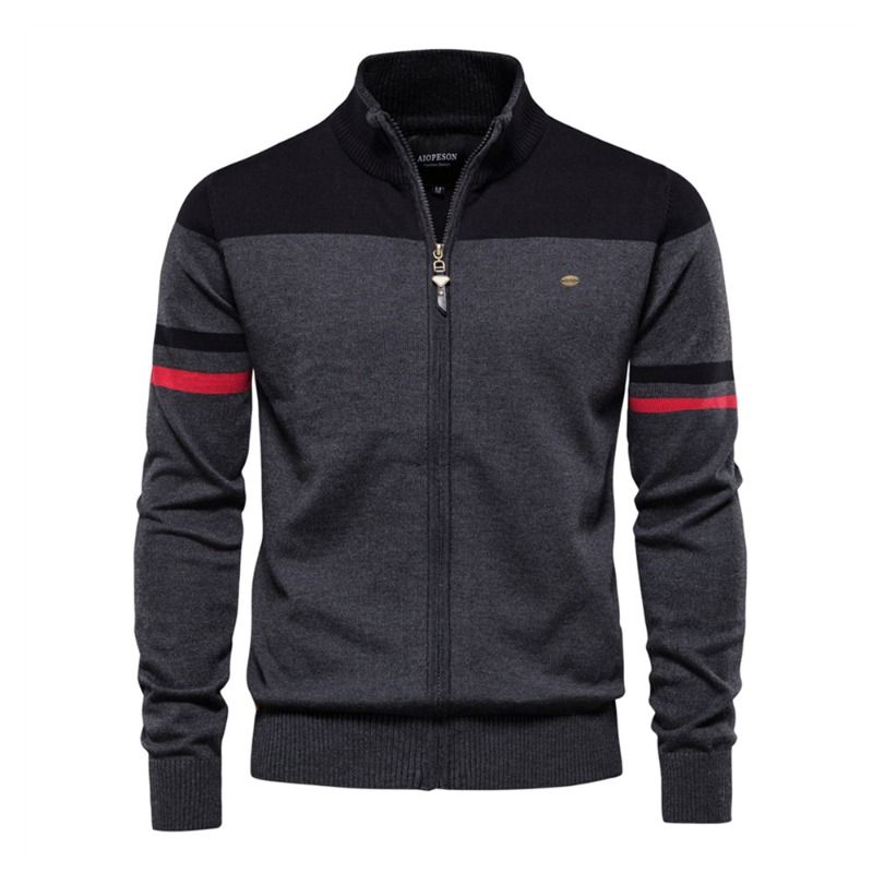 GIOIO - Cárdigan Hombre Cremallera Premium Urbano Versáti