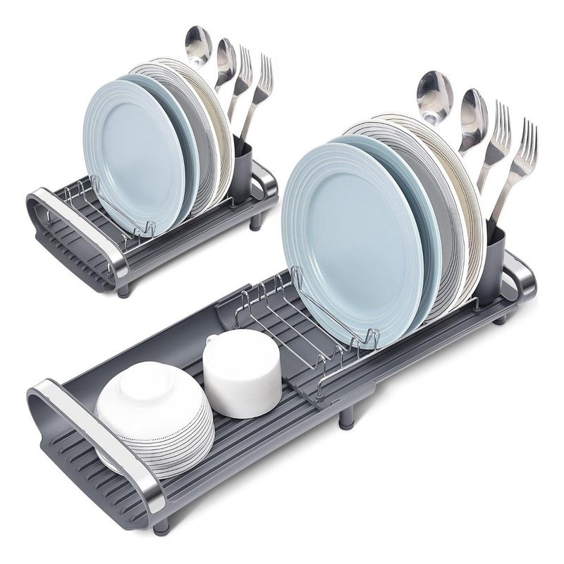 GENERICO - Escurridor Compacto y Extensible para Platos y Tazas