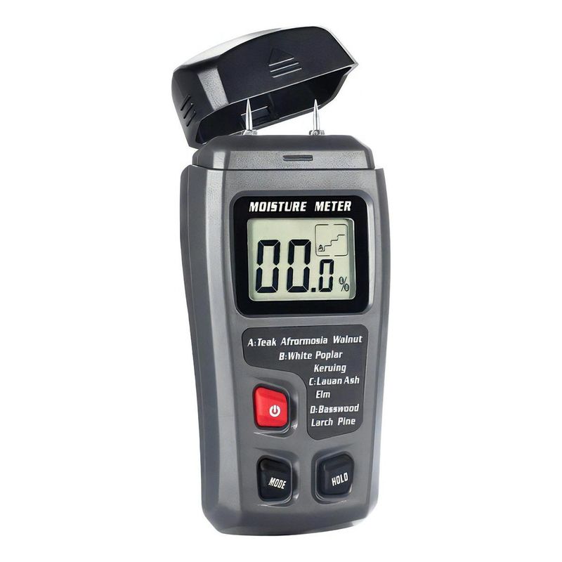 GENERICO - Medidor Digital de Humedad para Madera Precisión 100%