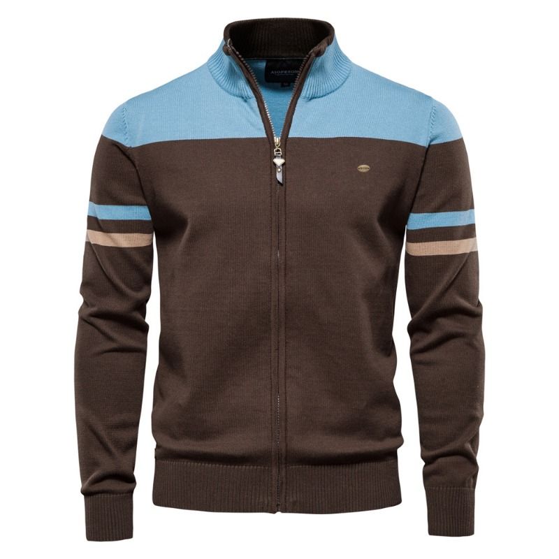 GIOIO - Cárdigan Hombre Cremallera Premium Urbano Versáti