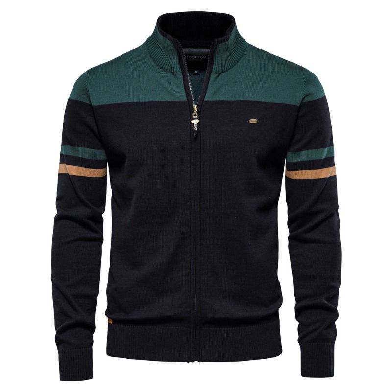 GIOIO - Cárdigan Hombre Cremallera Premium Urbano Versáti